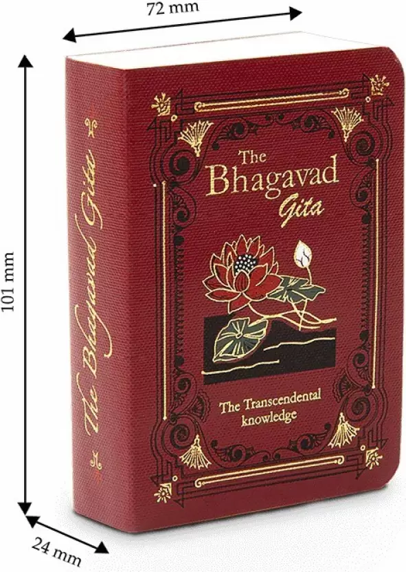 The Bhagavad Gita - Pocket Edition (A7 Size) by Sage Veda Vyasa | ISBN ...