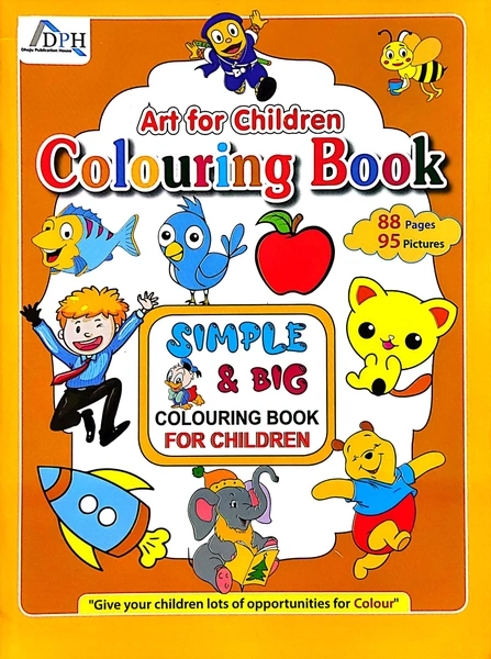 Art for Children Colouring Book by Dhoju | ISBN :BM94AFA034925C